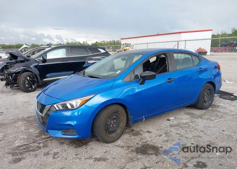 2021 Nissan Versa S Xtronic Cvt z USA, uszkodzony, nr VIN 3N1CN8DV3ML876351